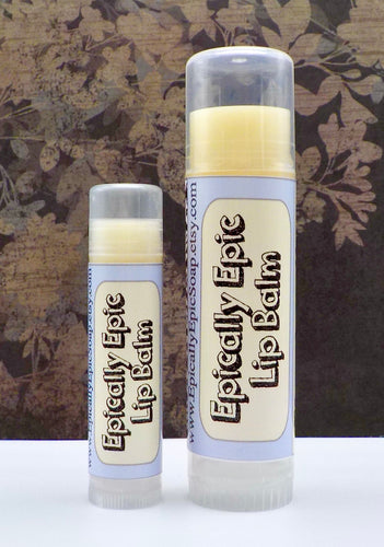 New Product: Giant Lip Balm! Available in 5 Epically Epic General Catalog Flavors .5 oz BIG Lip Balms