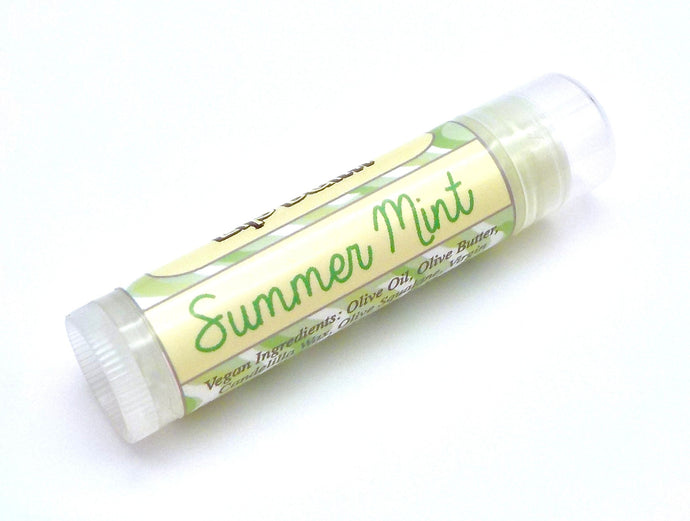 Summer Mint Vegan Lip Balm - Limited Edition Summer 2024 Flavor