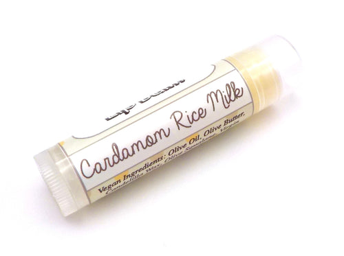 Cardamom Rice Milk Vegan Lip Balm - Limited Edition Winter Holidays Flavor