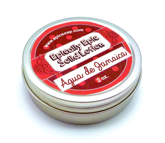 Agua de Jamaica Many Purpose Solid Lotion - Limited Edition Summer 2024 Scent