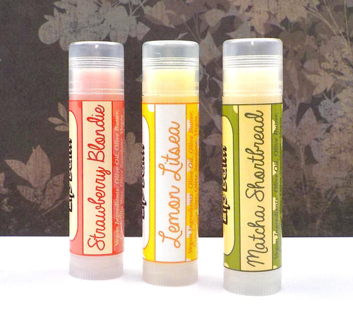 Winter 2025 Bonus Balms! Choose from Lemon Litsea, Matcha Shortbread, or Strawberry Blondie