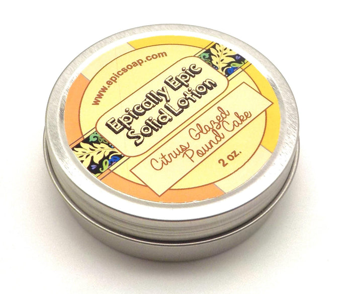 Citrus Glazed Pound Cake Many Purpose Solid Lotion - Limited Edition Spring 2025 Scent