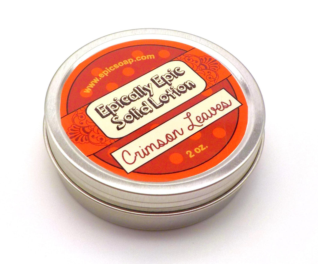 Crimson Leaves Many Purpose Solid Lotion - Limited Edition Fall 2025 Scent