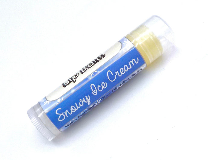 Snowy Ice Cream Epic Vegan Lip Balm ~ Limited Edition Winter Holidays Flavor (Reformulated)