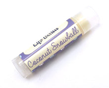 Load image into Gallery viewer, Coconut Snowball Epic Vegan Lip Balm - Limited Edition Holiday Flavor