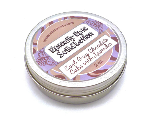 Earl Grey Chocolate Cake with Lavender Many Purpose Solid Lotion - Limited Edition Spring/Summer 2023 Scent
