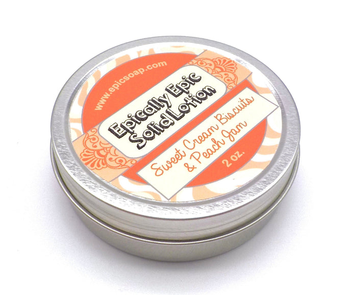 Sweet Cream Biscuits & Peach Jam Many Purpose Solid Lotion - Limited Edition Fall 2023 Scent