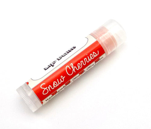Snow Cherries from France Vegan Lip Balm - Limited Edition Winter Holidays Flavor