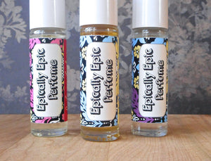 Perfume oil in a roll on bottle - 7ml - Choose a Scent from the Winter 2024 Collection